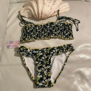 Girls 2 Piece Swimwear - Size 7/8